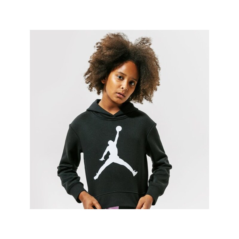Jordan Bluză Cu Glugă Jdg Jumpman Core Po Girl Copii Îmbrăcăminte Bluze 45A442-023 Negru