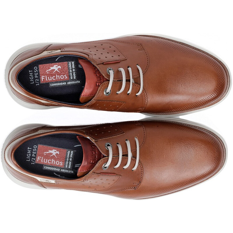 Pantofi barbati, Fluchos Fenix F0194, casual , piele naturala, maro
