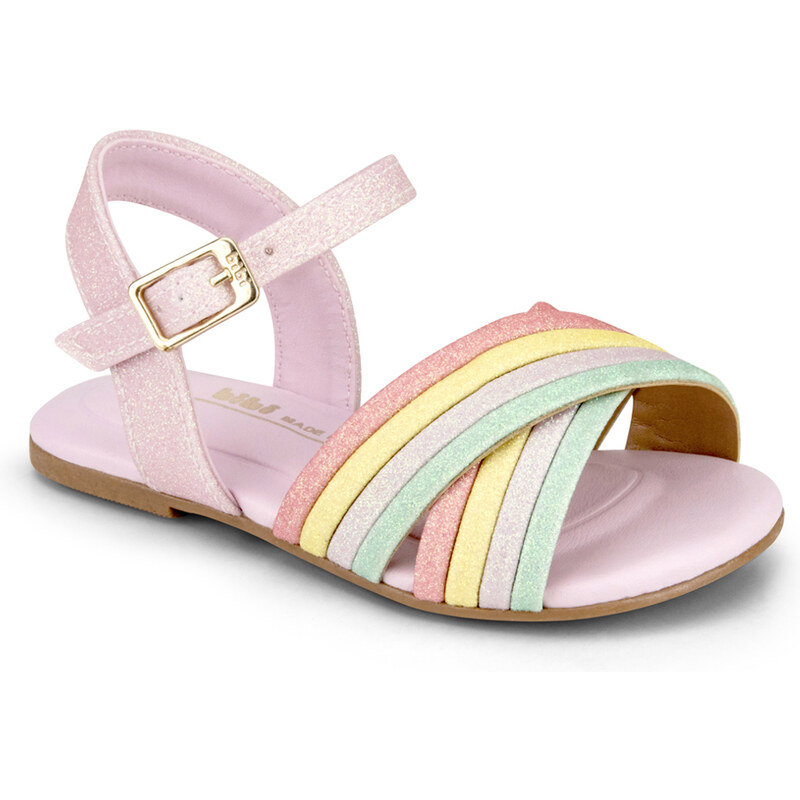 BIBI Shoes Sandale Fete Mini Me Rainbow Glitter