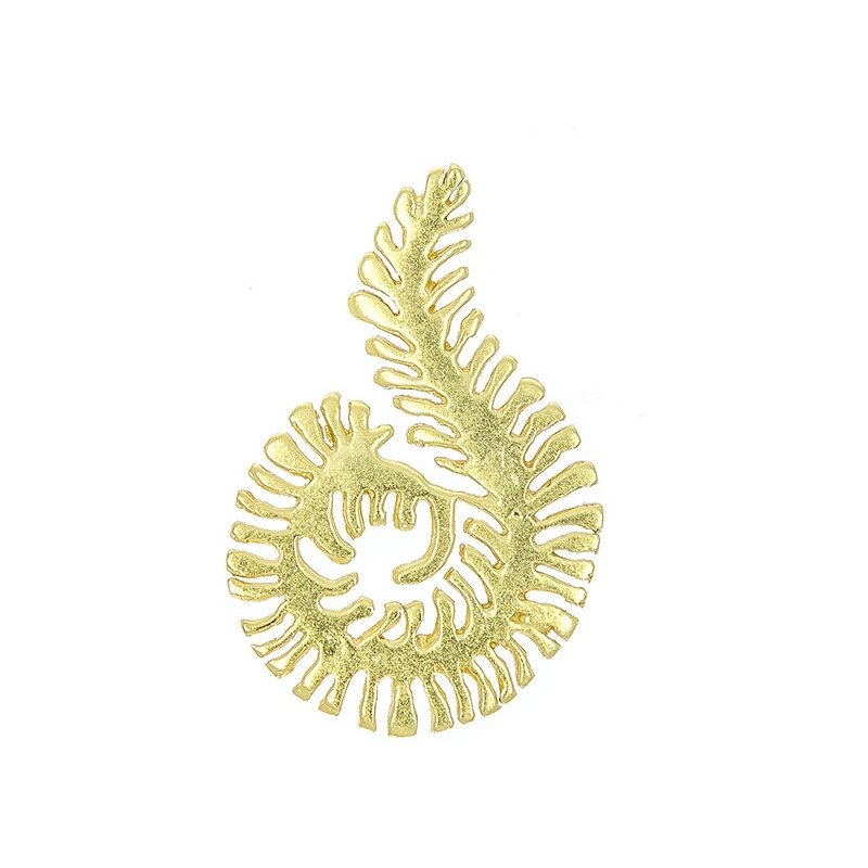 JANETTE Pandantiv Argint Auriu Spirala