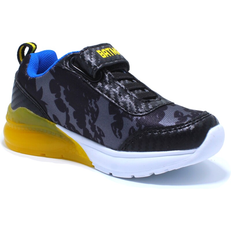 Pantofi sport cu luminite, Batman BTM1815 negru galben, 25-33