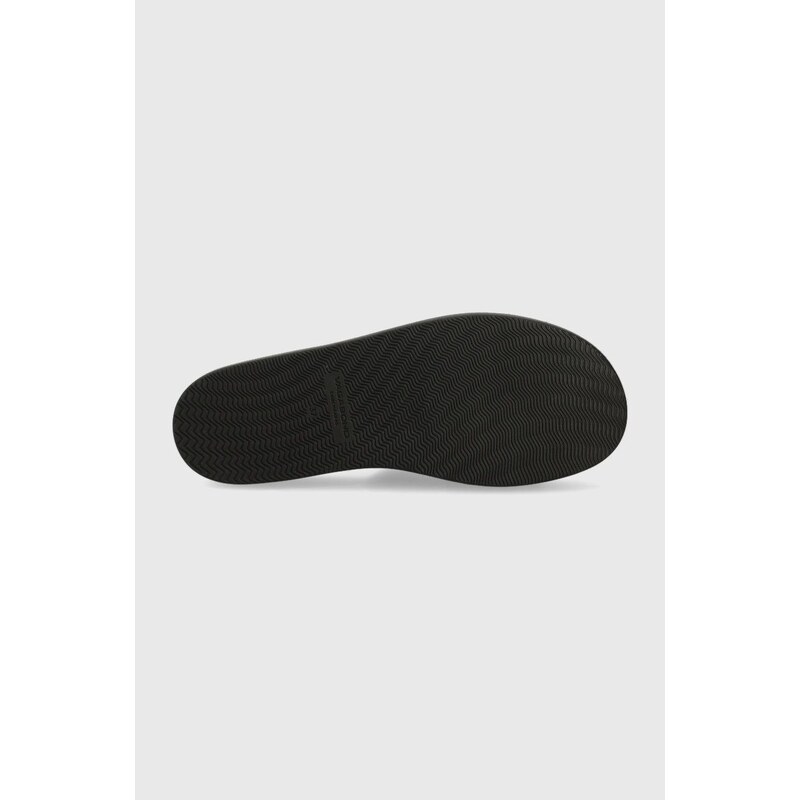 Vagabond Shoemakers slapi de piele Erin femei, culoarea negru, cu platforma