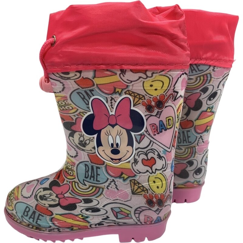 Setino Cizme de cauciuc pentru fete - Minnie Mouse roz