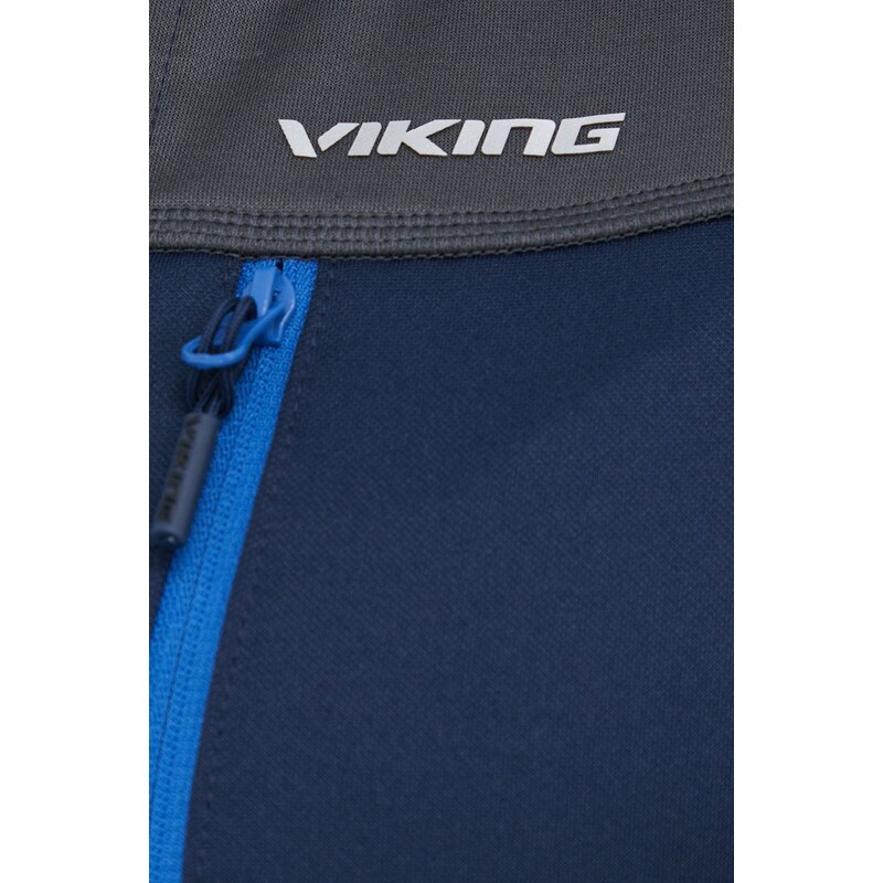 Viking hanorac Yosemite barbati, culoarea albastru marin, cu glugă, modelator