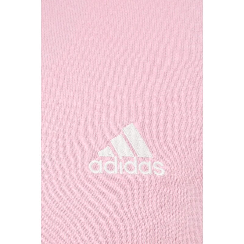 adidas bluza femei, culoarea roz, cu imprimeu