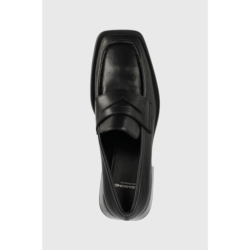 Vagabond Shoemakers pantofi de piele Blanca femei, culoarea negru, cu toc drept