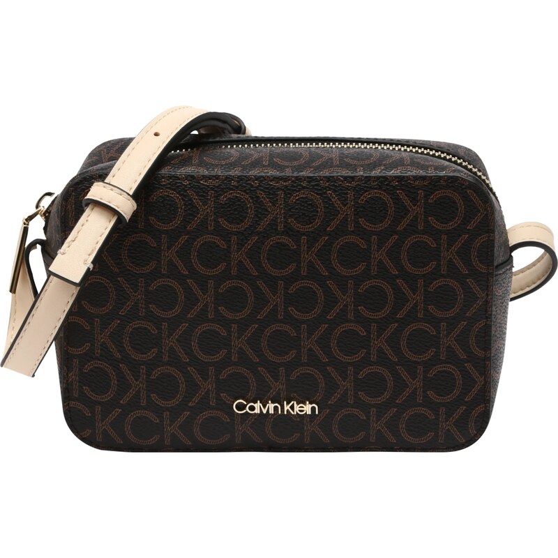 Calvin Klein Geantă de umăr crem maro caramel castaniu