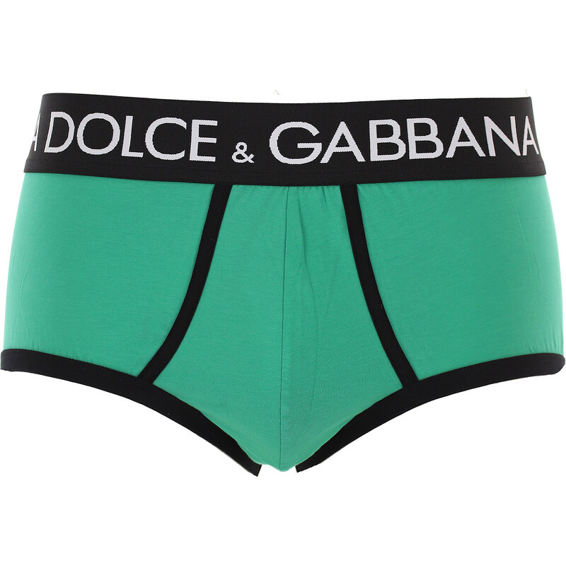 Dolce & Gabbana Chiloți pentru Bărbați La Reducere în Outlet, Verde Luminos, Bumbac, 2024, L S XL XXL