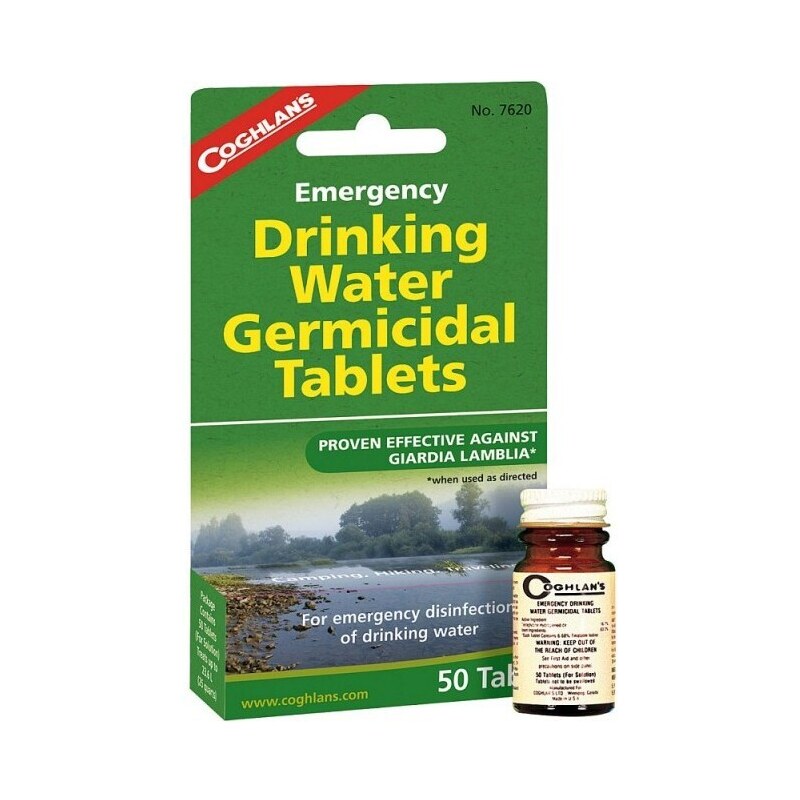 Tablete pentru purificarea apei Coghlans