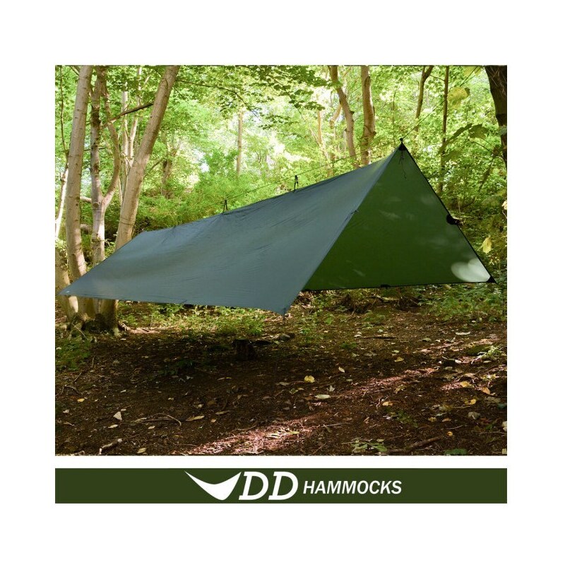 Tenda Superlight Prelata XL, 4.5 x 3 m, DD Hammocks Olive Green