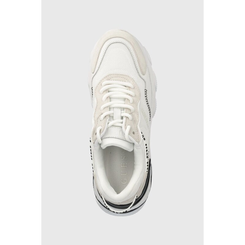 Guess sneakers MICOLA culoarea alb FL7MIC LEA12
