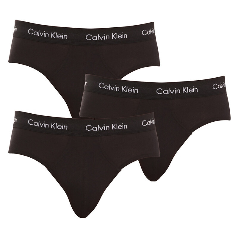 3PACK slipuri bărbați Calvin Klein negre (U2661G-XWB) L