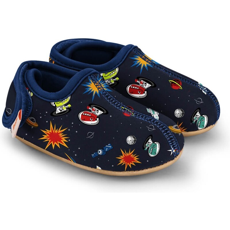 BIBI Shoes Botosei de Interior Antiderapanti Afeto Joy Space Dino