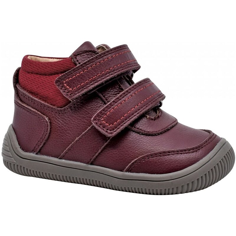 Protetika pantofi pentru fete pentru toate anotimpurile Barefoot NELDA, Protezare, burgundy