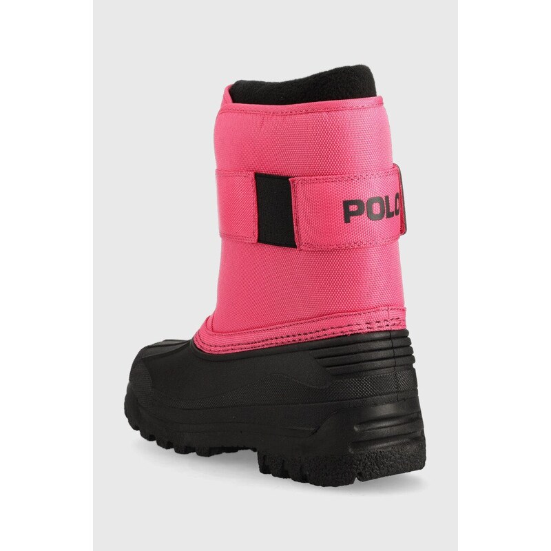 Polo Ralph Lauren cizme de iarna copii culoarea roz