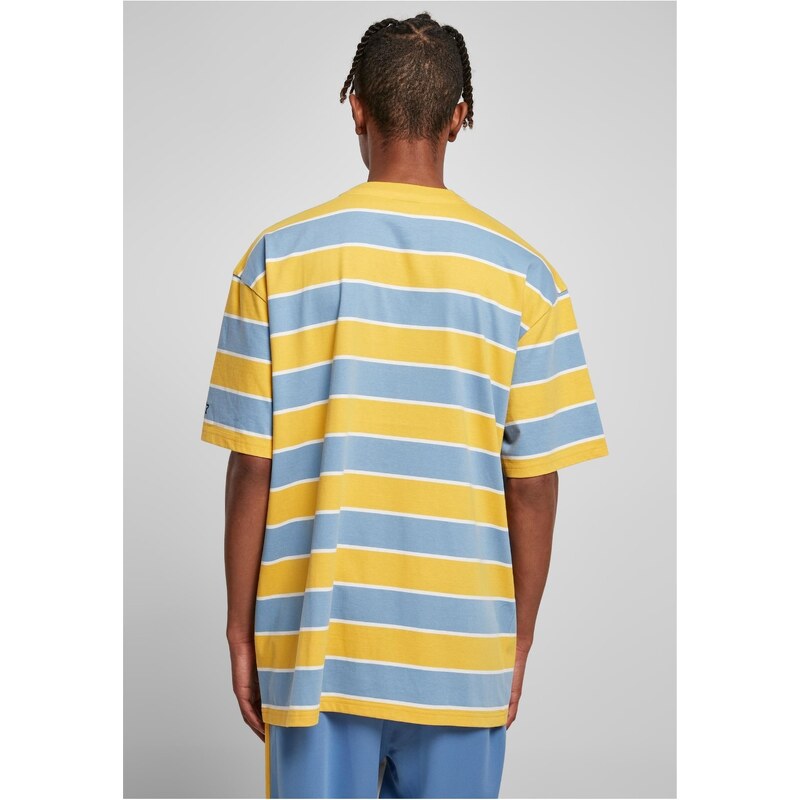 Tricou pentru bărbati cu mânecă scurtă // Starter Block Stripes Tee wht/hrznblu/clfrniyllw M wht/hrznblu/clfrniyllw