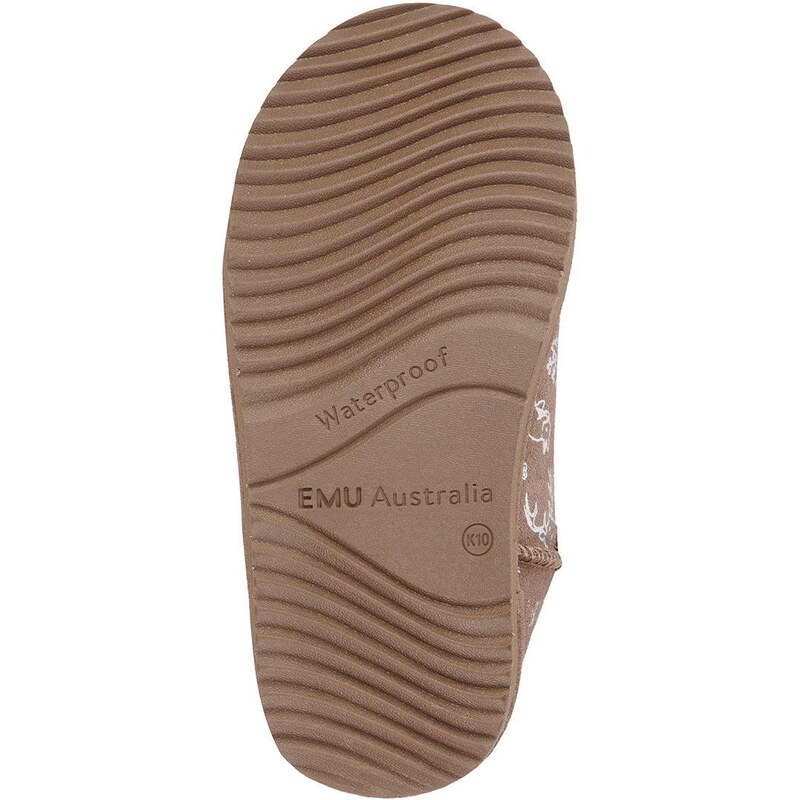 Emu Australia cizme de zapada din piele intoarsa Woodland Brumby culoarea maro