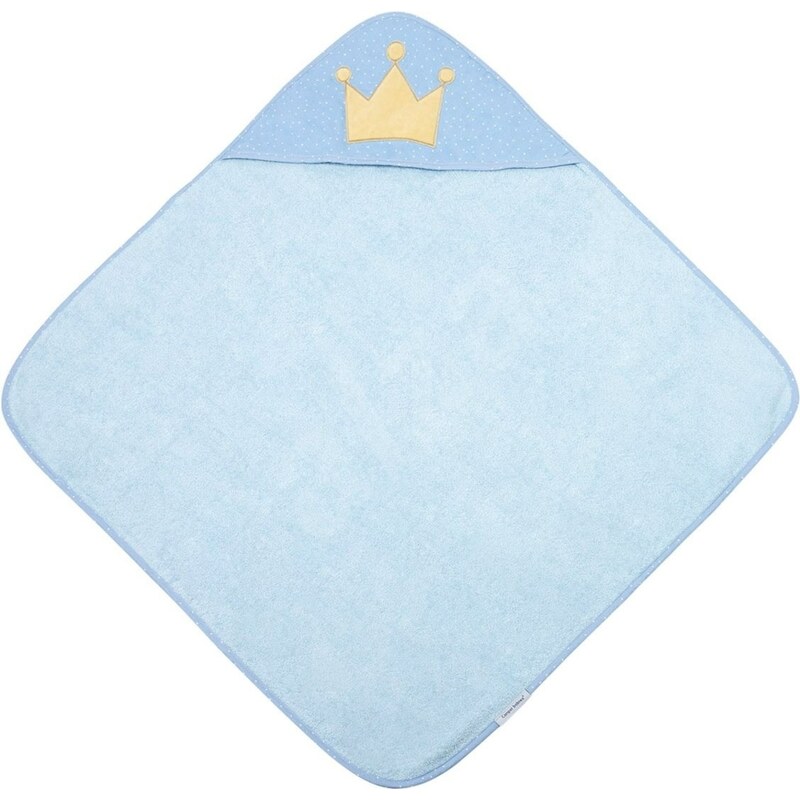 Canpol Babies Moale prosop cu glugă, 85x85cm - Regele, albastru