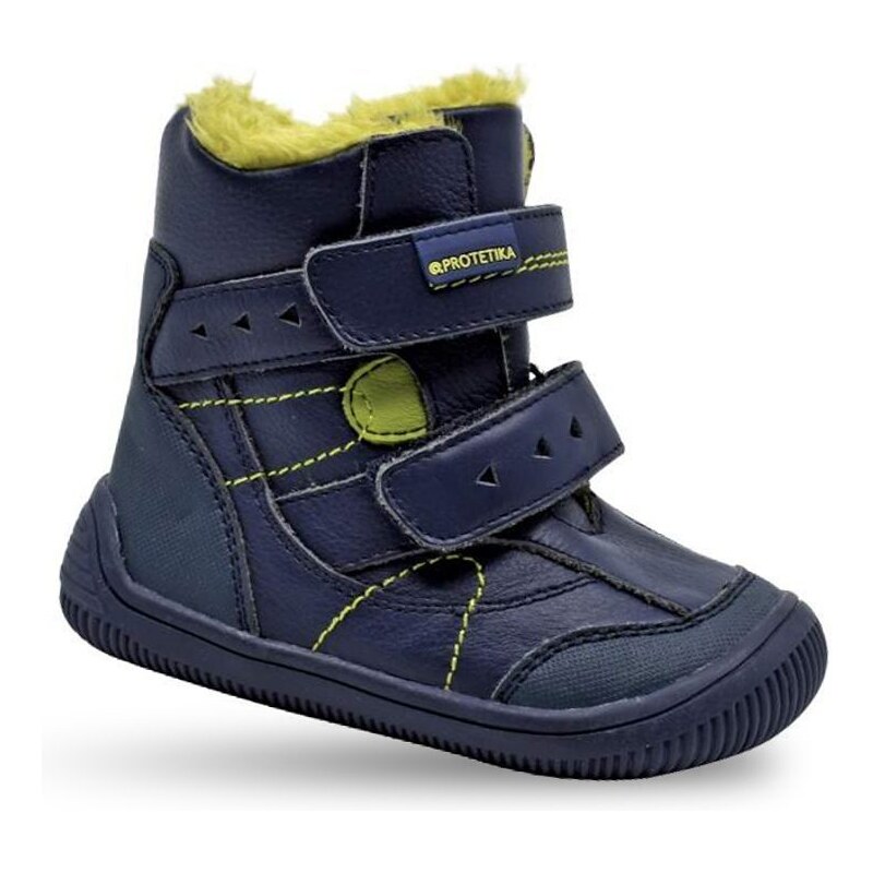 Protetika Băieți cizme de iarnă Barefoot TOREN NAVY, Protetika, albastru închis