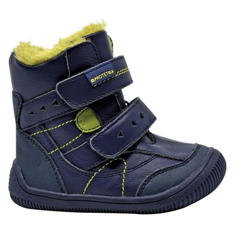 Protetika Băieți cizme de iarnă Barefoot TOREN NAVY, Protetika, albastru închis