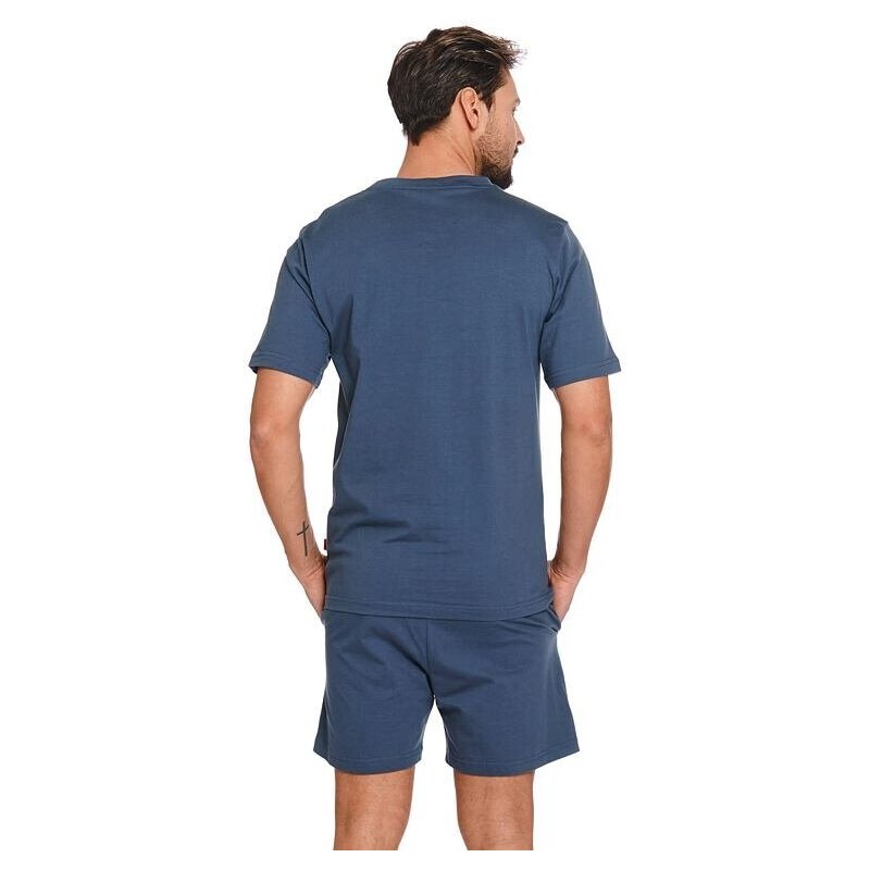 DN Nightwear Pijama pentru bărbați Mario albastru