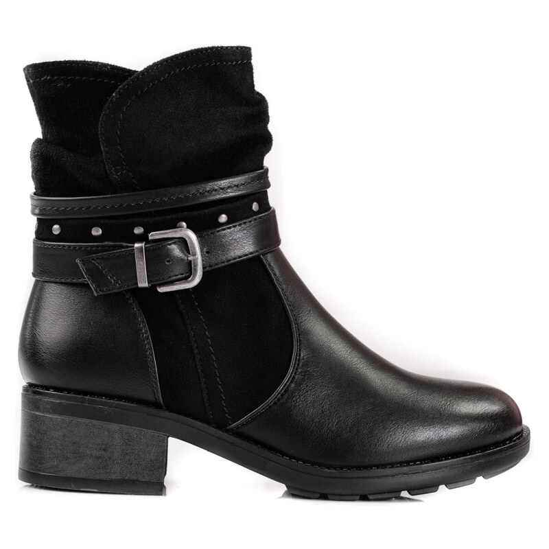 GOODIN Shelvt women's ankle boots with decorative belt