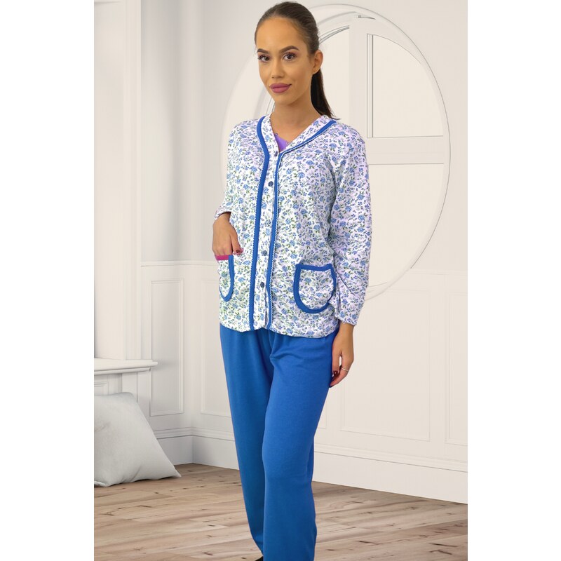 Evio Fashion Pijama Roza Albastru