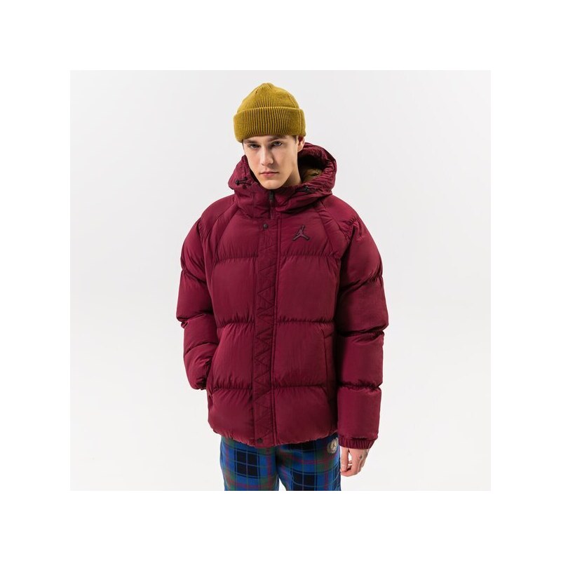 Jordan Jachetă De Iarnă M J Essential Puffer Jacket Bărbați Îmbrăcăminte Geci de iarnă DQ7348-680 Bordo