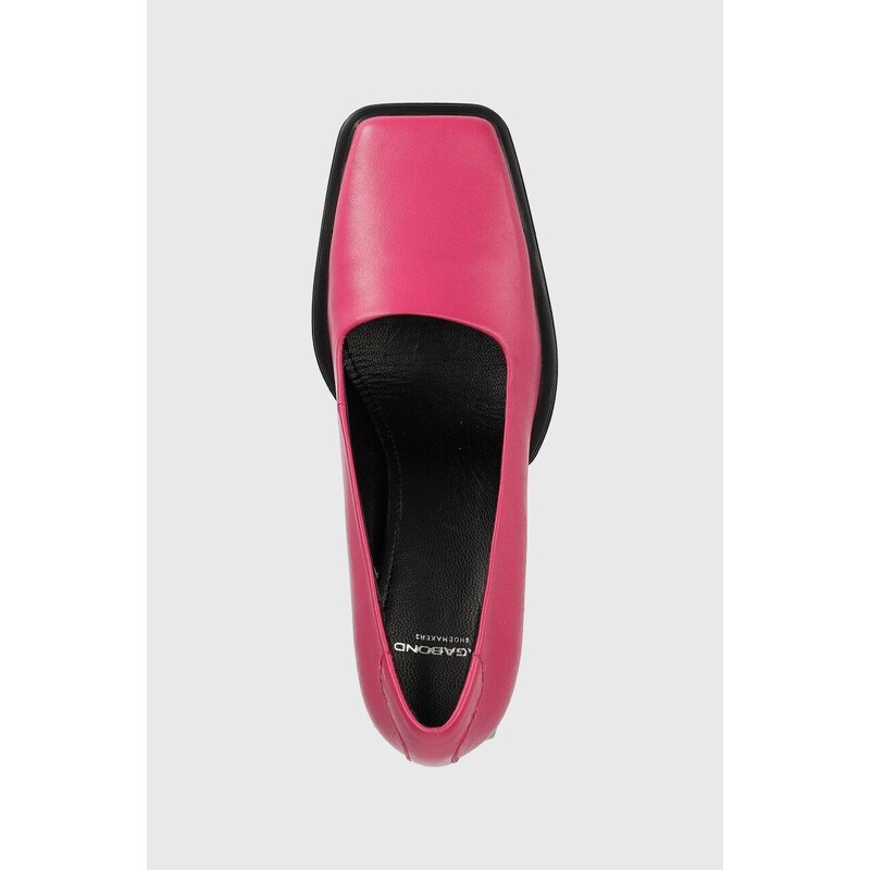 Vagabond Shoemakers pantofi de piele EDWINA culoarea roz, cu toc drept, 5310.101.46