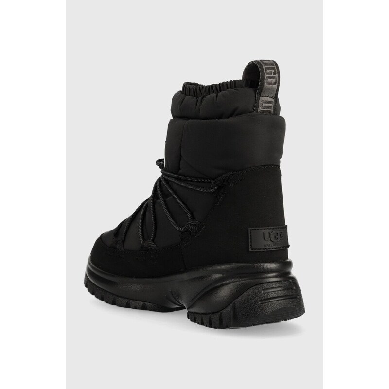 UGG cizme de zăpadă Yose Puffer Mid culoarea: negru 1131978.BLK