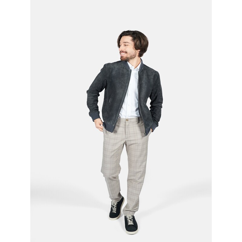 FREAKY NATION Geacă de primăvară-toamnă 'Ted' gri metalic