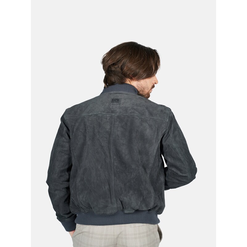 FREAKY NATION Geacă de primăvară-toamnă 'Ted' gri metalic