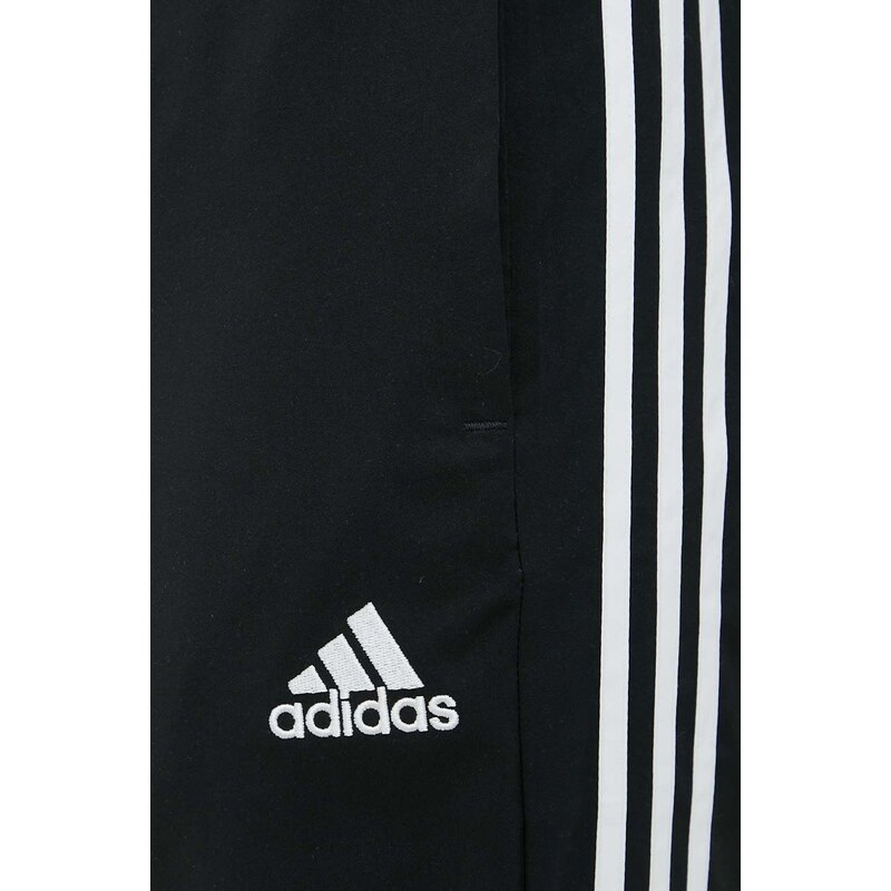 adidas pantaloni de antrenament bărbați, culoarea negru, cu imprimeu IC0041