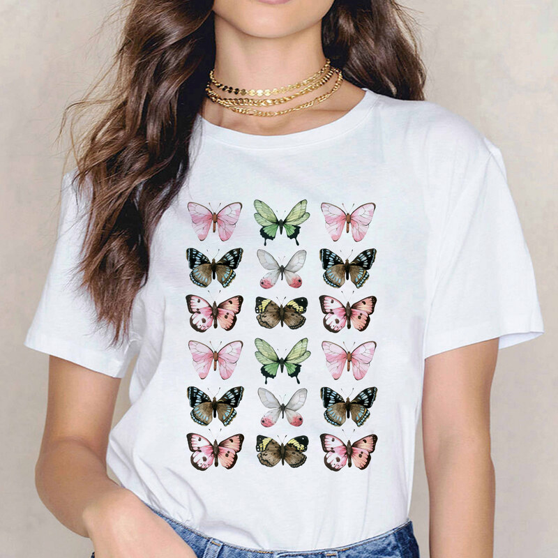 orielle Tricou Butterfly Grid