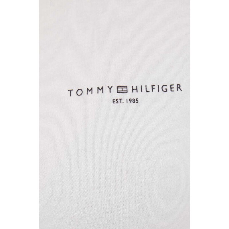 Tommy Hilfiger tricou femei, culoarea alb WW0WW37877