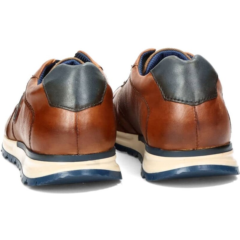 Bugatti bărbați pantofi sport din piele - maro/coniac