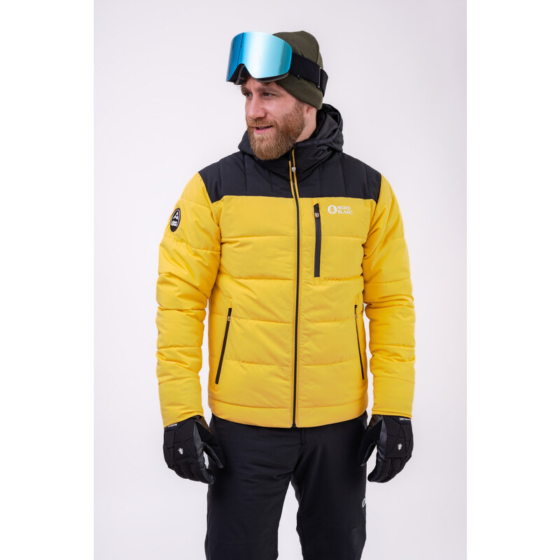 Nordblanc Geacă de iarnă galbenă pentru bărbați STANDOUT