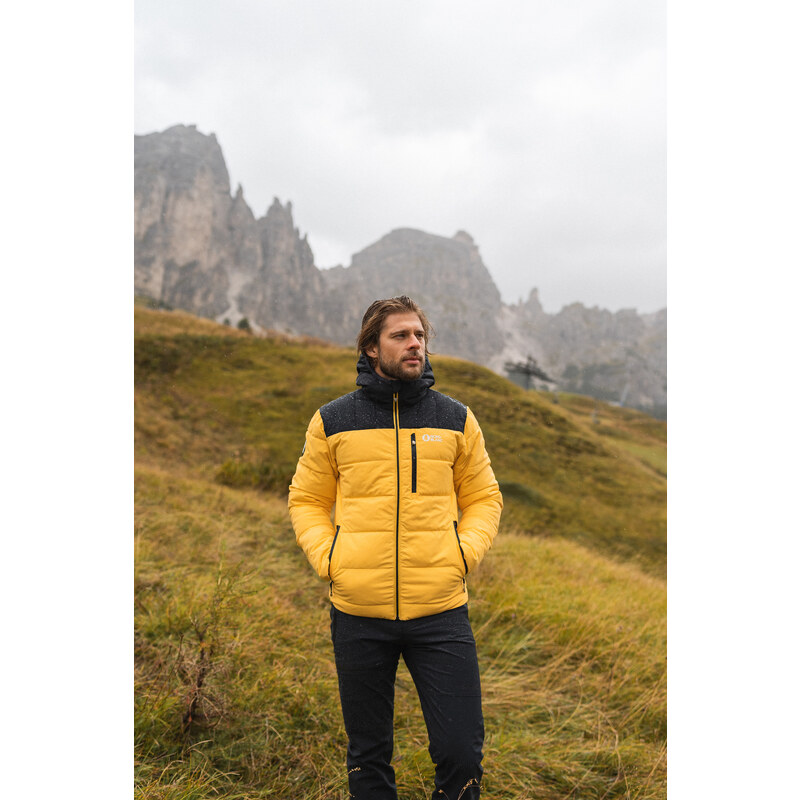 Nordblanc Geacă de iarnă galbenă pentru bărbați STANDOUT