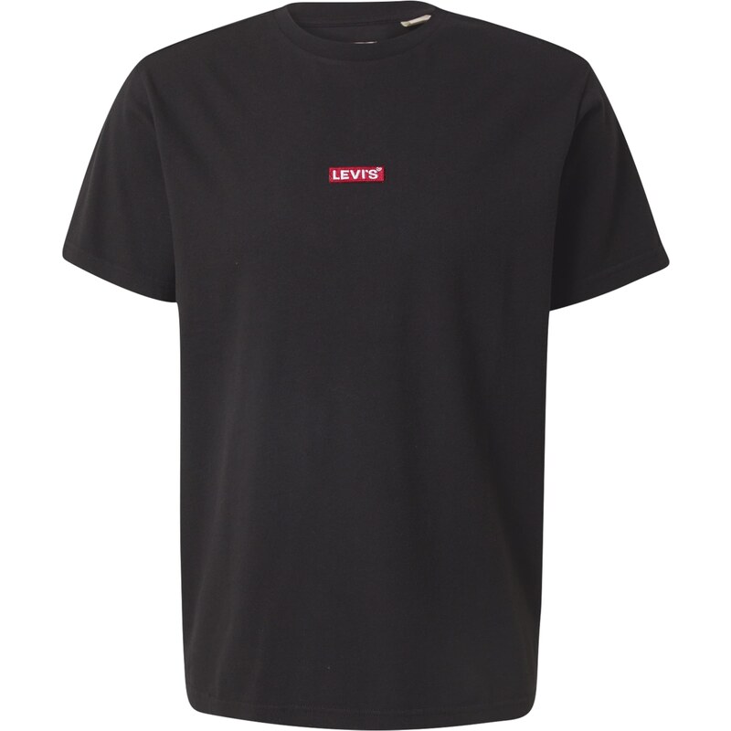 LEVI'S  Tricou 'Relaxed Baby Tab Short Sleeve Tee' roșu / negru