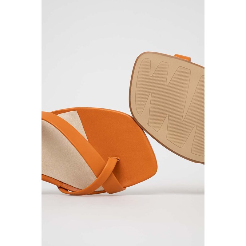 Vagabond Shoemakers sandale de piele LUISA culoarea portocaliu, 5312.301.44