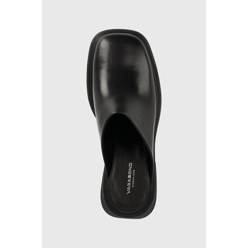 Vagabond Shoemakers slapi de piele DORAH femei, culoarea negru, cu toc drept, 5542.201.20