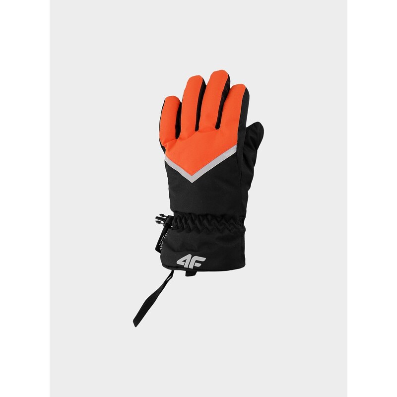 4F Mănuși de schi Thinsulate pentru băieți - roșii - L