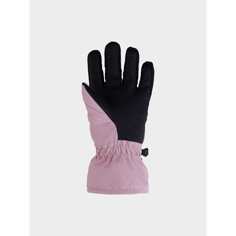 4F Mănuși de schi Thinsulate pentru fete - roz pudrat - L