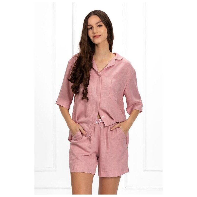 Momenti per Me Pijamale de damă din in Karina roz