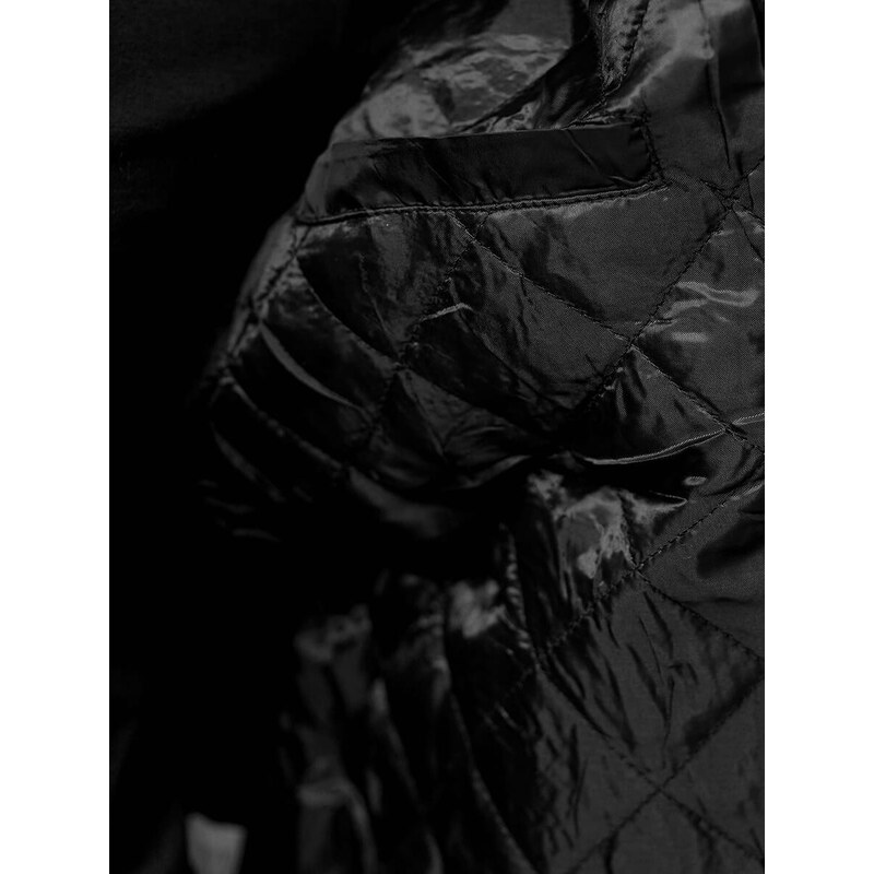 Jachetă bărbați neagră OZONEE JS/AK95Z