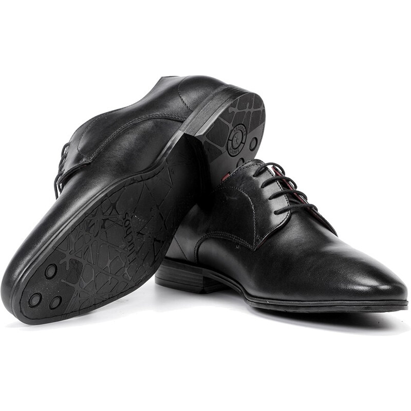 Pantofi eleganti barbati Fluchos F0842 Adam piele naturala negri
