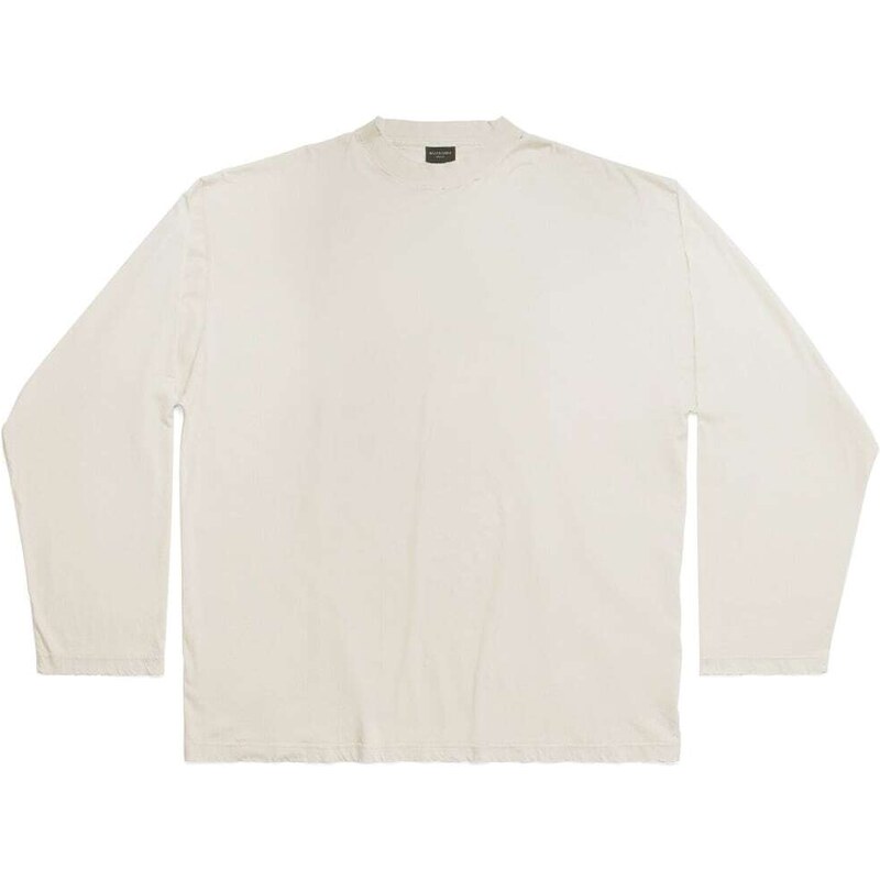 Balenciaga logo-print cotton T-Shirt - Neutrals
