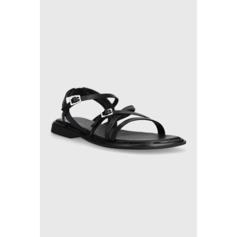 Vagabond Shoemakers sandale de piele Izzy femei, culoarea negru, 5513.101.20