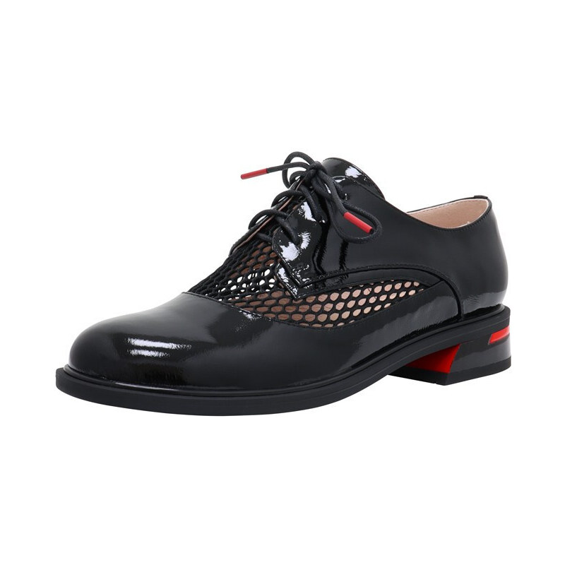 Pantofi dama, Epica, D02022SS0722018-01-L-Negru, elegant, piele naturala, cu toc, negru (Marime: 36)