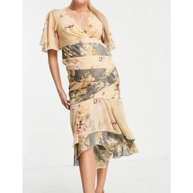 Rochie maxi ASOS, mix culori - GLAMI.ro
